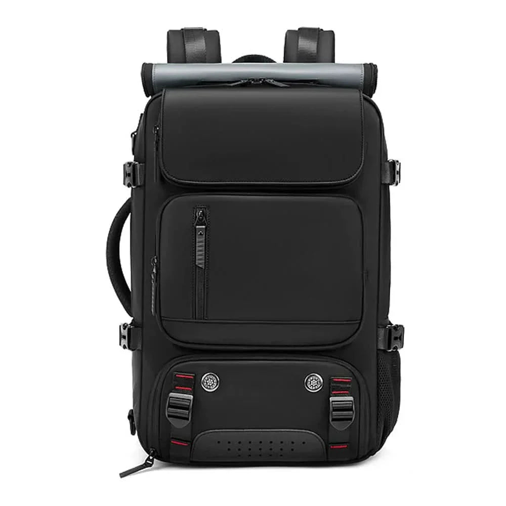Spacious Waterproof Travel Backpack with USB Charging Port
