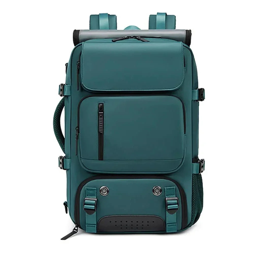 Spacious Waterproof Travel Backpack with USB Charging Port