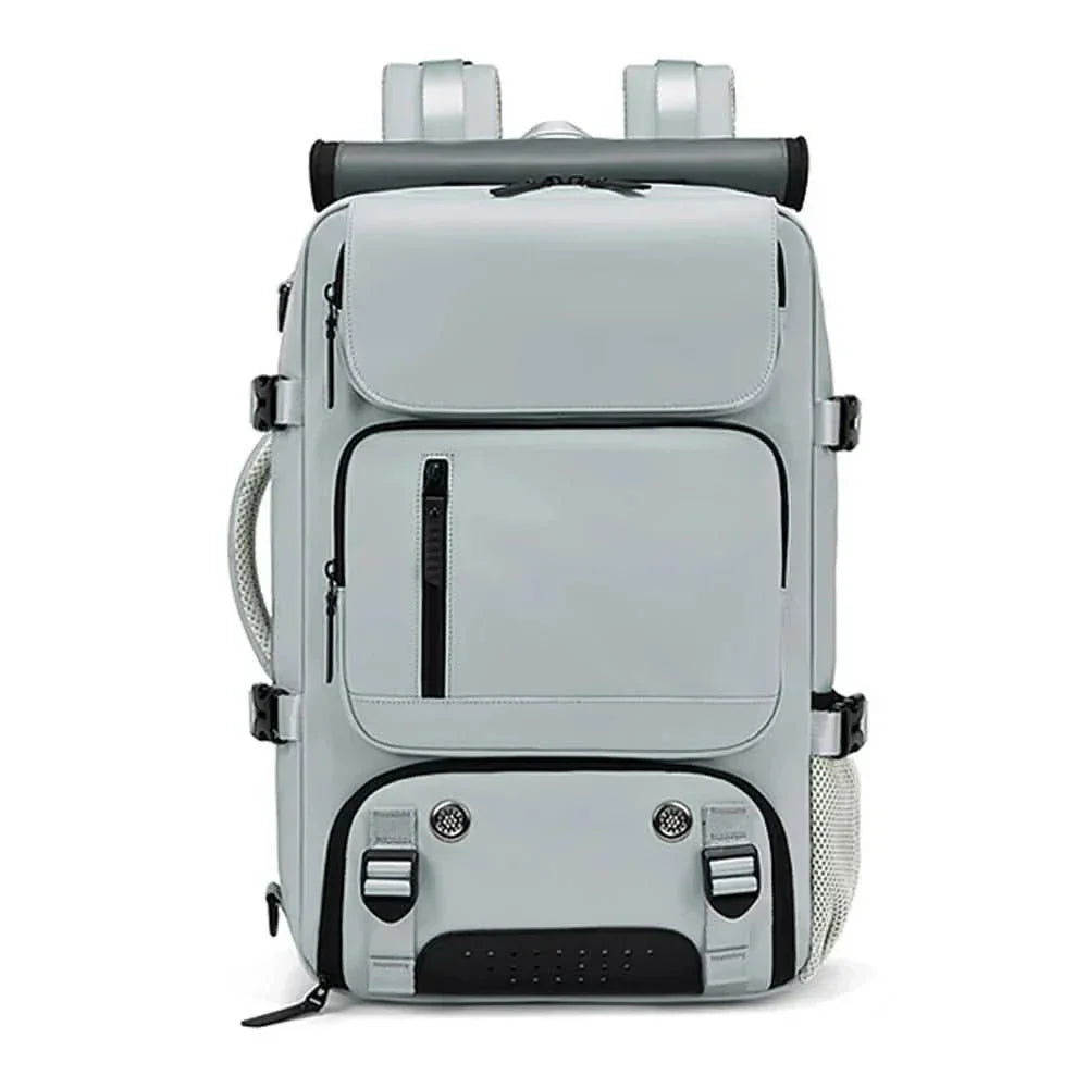 Spacious Waterproof Travel Backpack with USB Charging Port