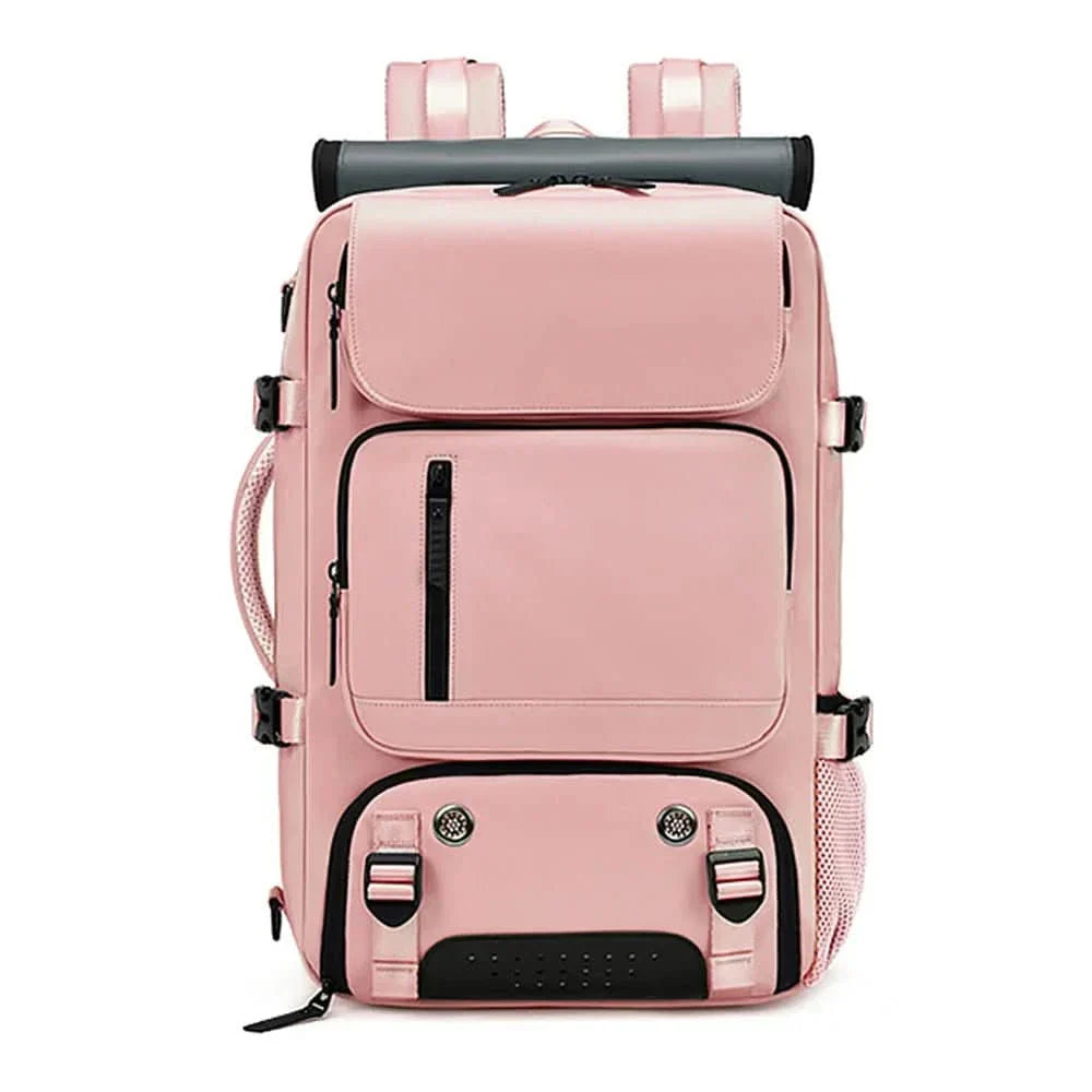 Spacious Waterproof Travel Backpack with USB Charging Port