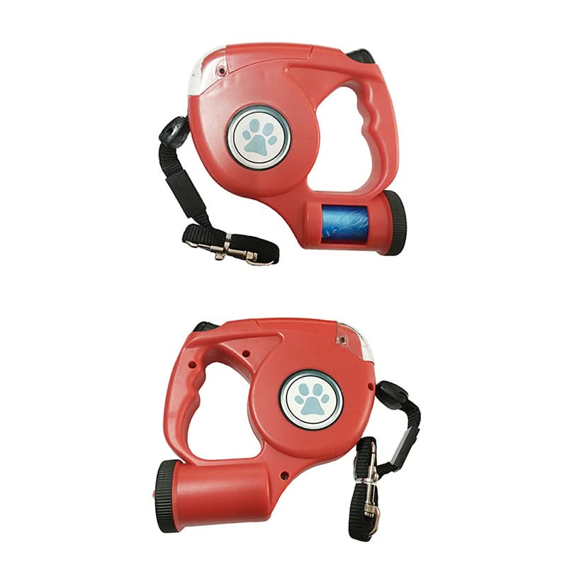 LED Dog Leash with Integrated Flashlight for Safe Walks