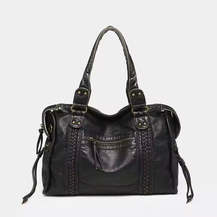 Women's Vintage Boho-Style Handbag | Large Compartment