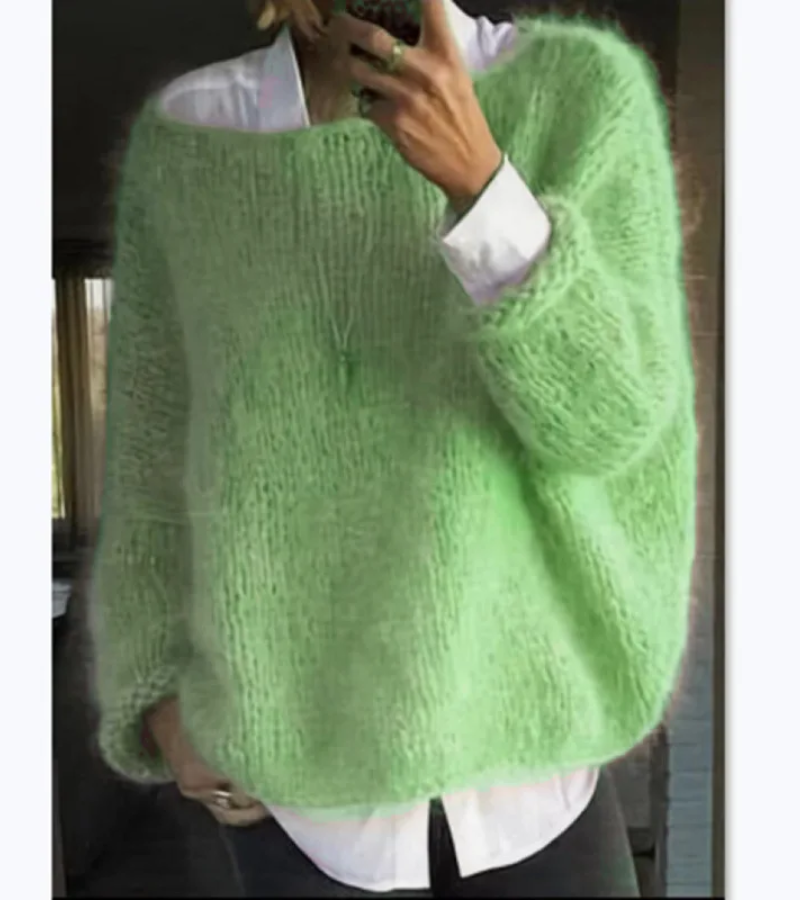 Women's Oversized Knit Sweater | Long