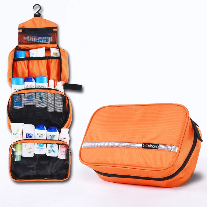 Spacious Waterproof Toiletry Bag for Travel | Unisex Cosmetic Organizer | Durable and Functional Design
