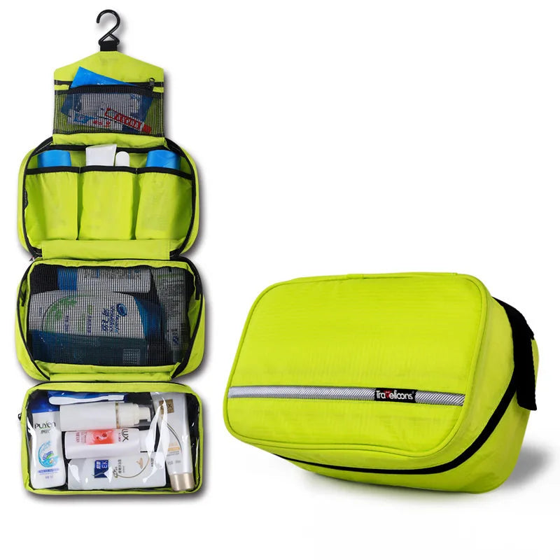 Spacious Waterproof Toiletry Bag for Travel | Unisex Cosmetic Organizer | Durable and Functional Design