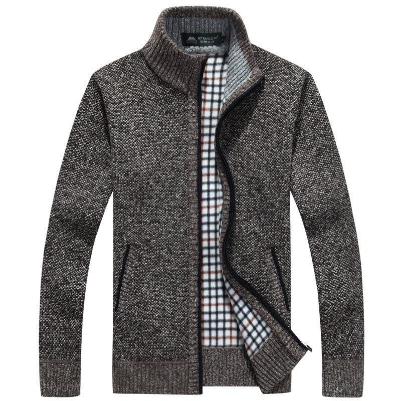 Men's Short Cardigan | Zipper