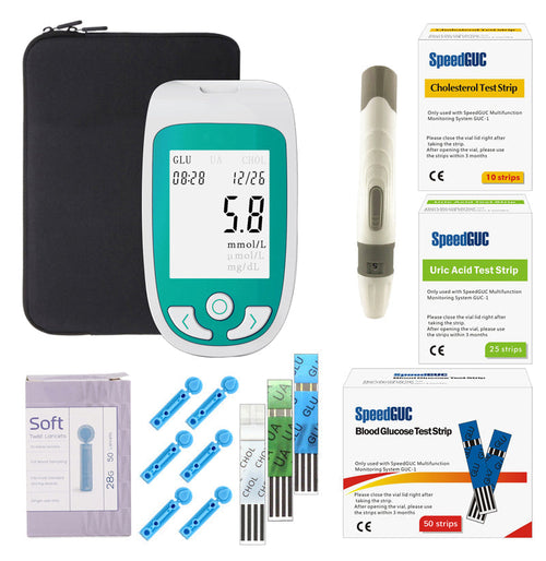 Health Monitor for Cholesterol, Glucose, and Uric Acid Levels
