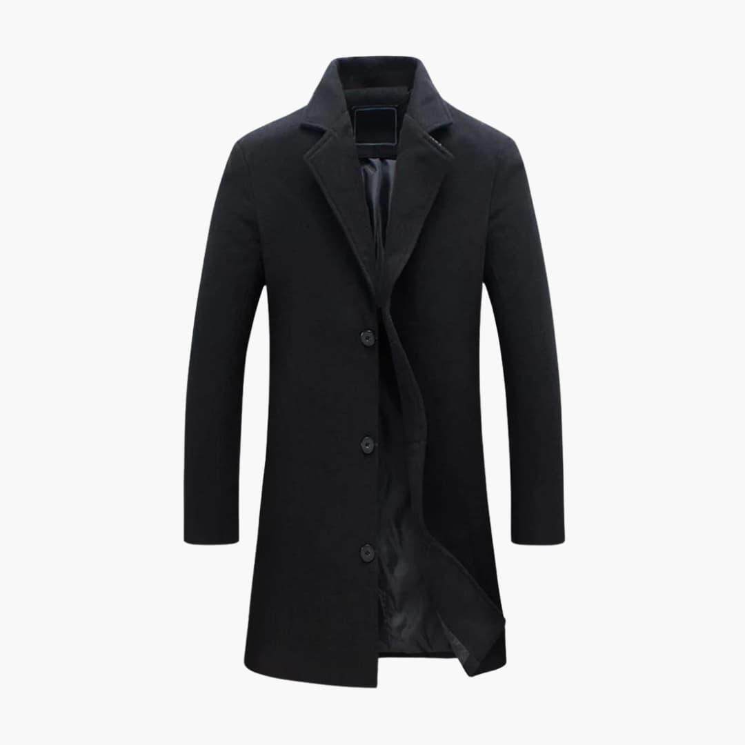 Men's Elegant Winter Coat | Long