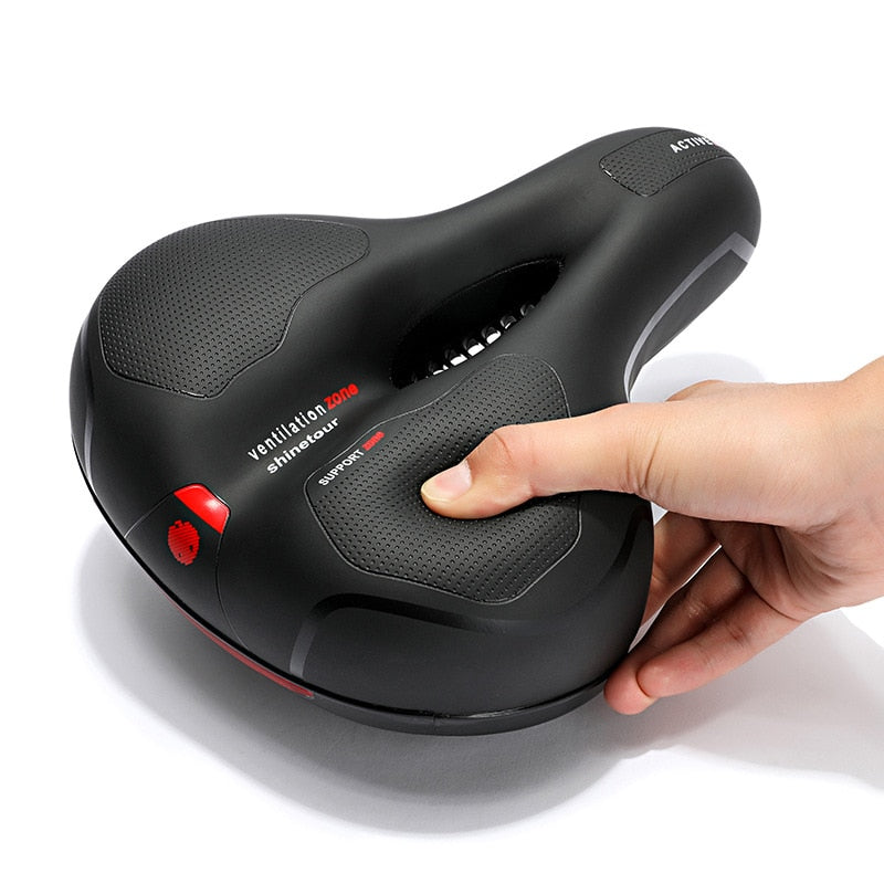Ergonomic Bike Seat for Relief from Back and Sit Bone Discomfort