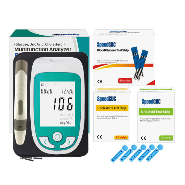 Health Monitor for Cholesterol, Glucose, and Uric Acid Levels