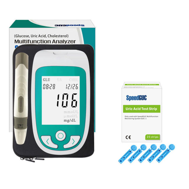 Health Monitor for Cholesterol, Glucose, and Uric Acid Levels