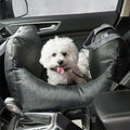 Pet Car Seat Bed with Safety Belt and Non-Slip Base for Comfortable Travel