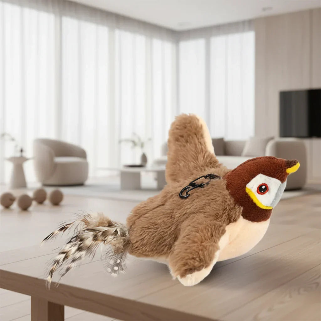 Engaging Plush Toy for Energetic Cats