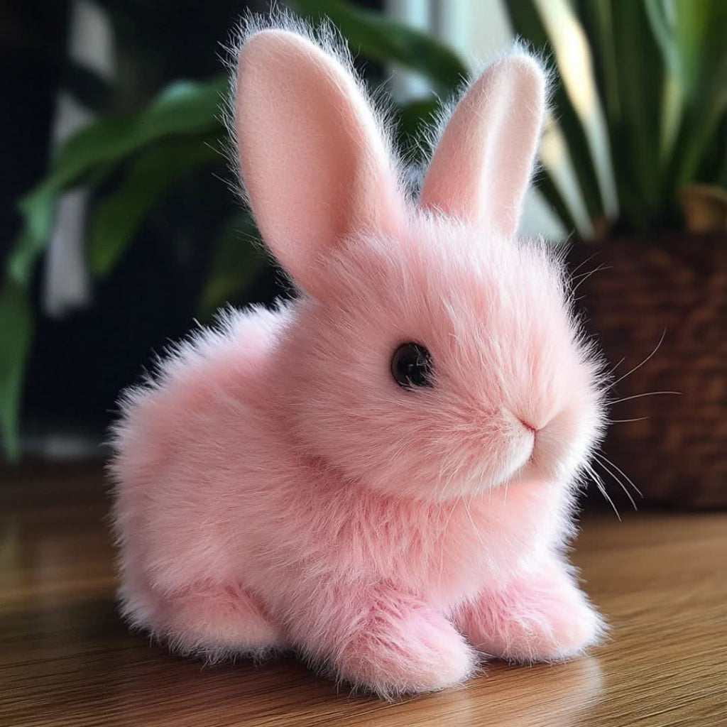 Interactive Plush Bunny with Lifelike Movements and Charming Sounds