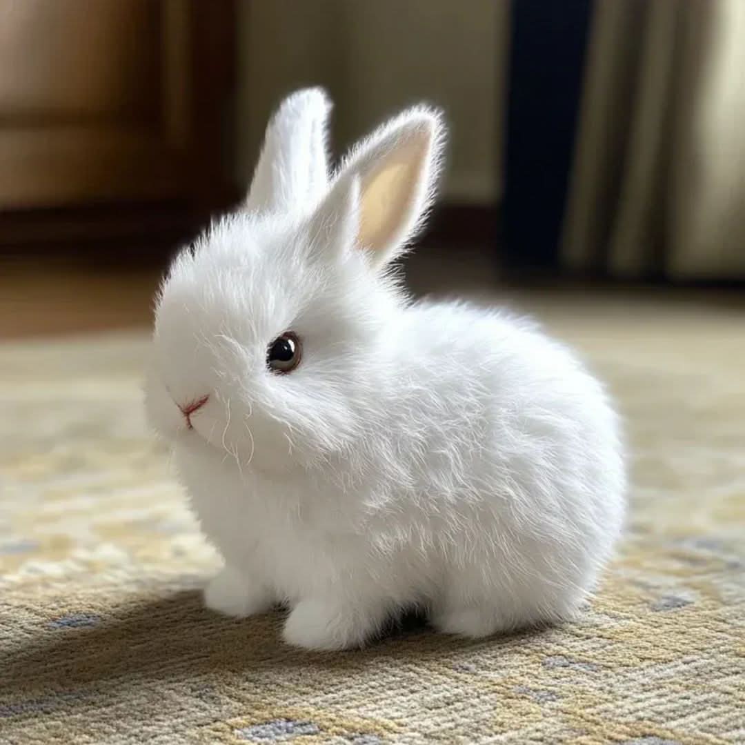 Interactive Plush Bunny with Lifelike Movements and Charming Sounds
