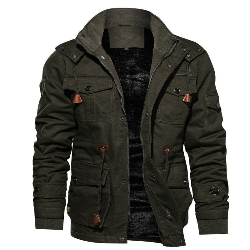 Men's Waterproof Fleece Winter Jacket | Warm