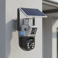 Solar-Powered Wireless 4K Security Camera with 360° Panoramic View