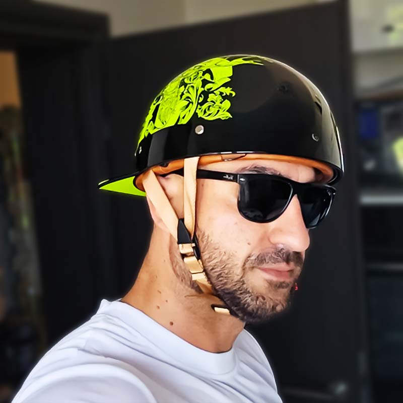 DOT Certified Motorcycle Baseball Helmet