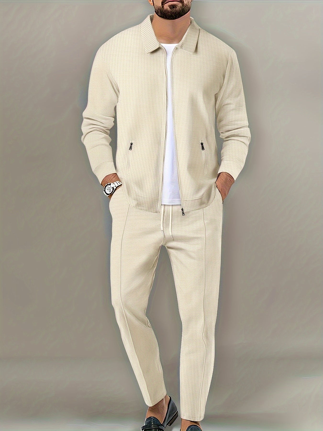 Men's Zip-Up Tracksuit | Sporty