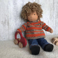 Handcrafted Cotton Doll with a Soft 30 cm Body for Kids