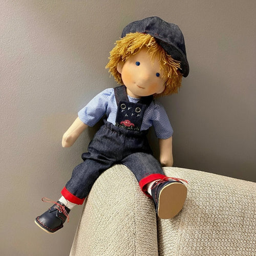 Handcrafted Cotton Doll with a Soft 30 cm Body for Kids