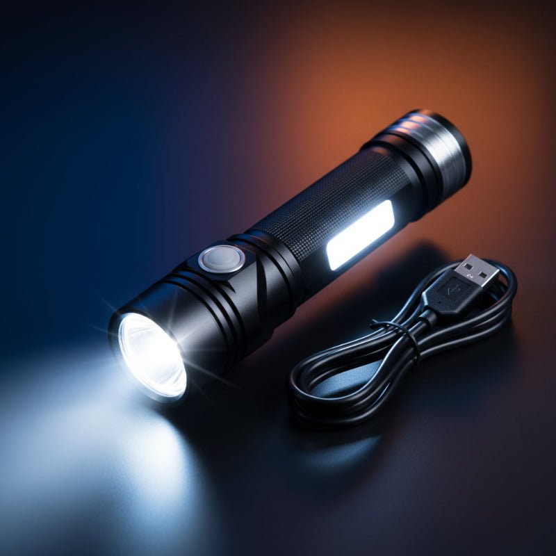 High-Intensity 100000LM Waterproof LED Flashlight