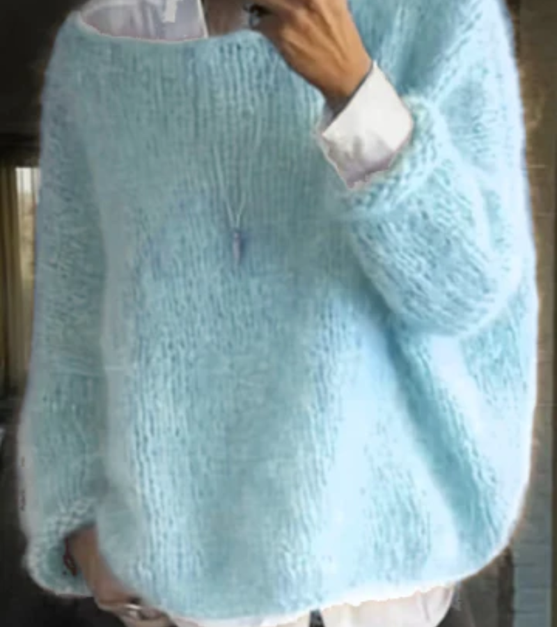 Women's Oversized Knit Sweater | Long