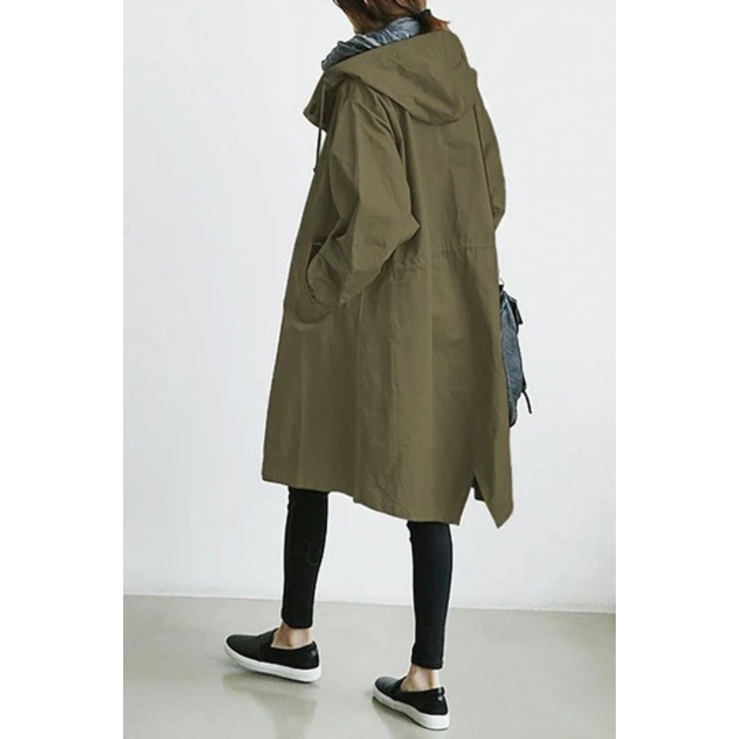 Women's Long Hooded Winter Jacket | Lightweight
