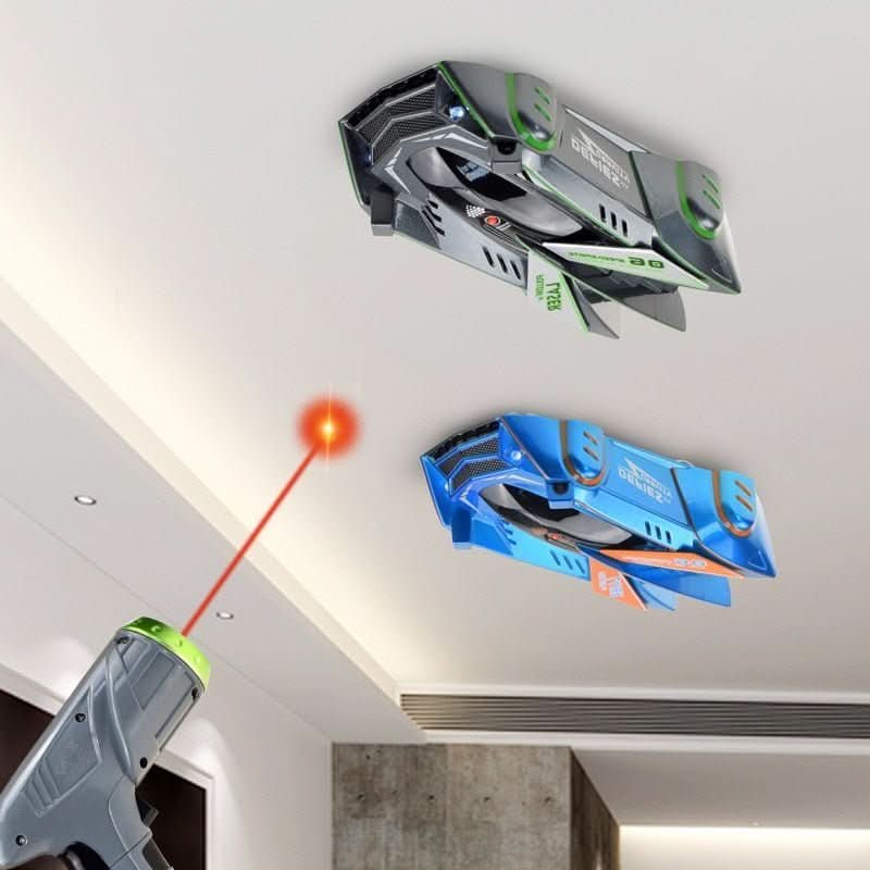 Laser-Guided Wall-Climbing Remote Control Car for Children