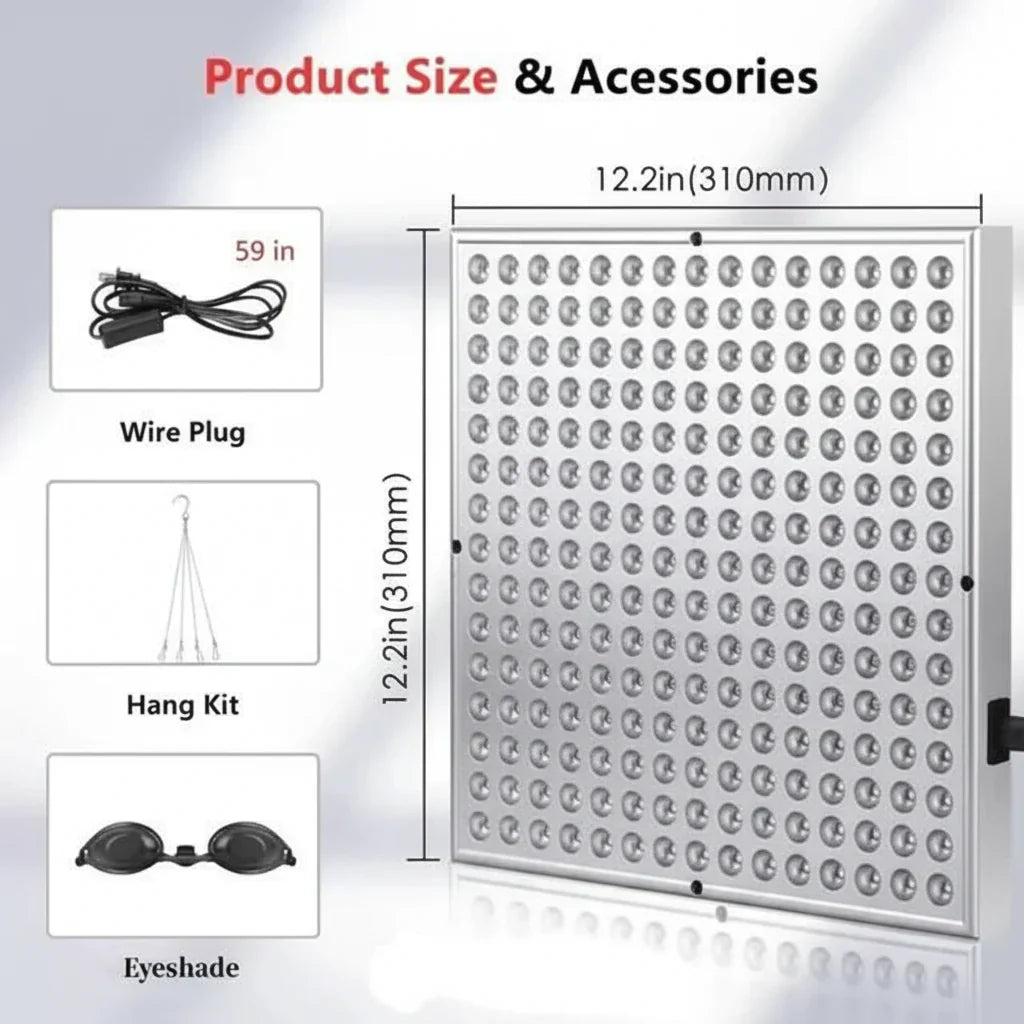 Infrared Light Therapy Panel for Skin Renewal and Relaxation
