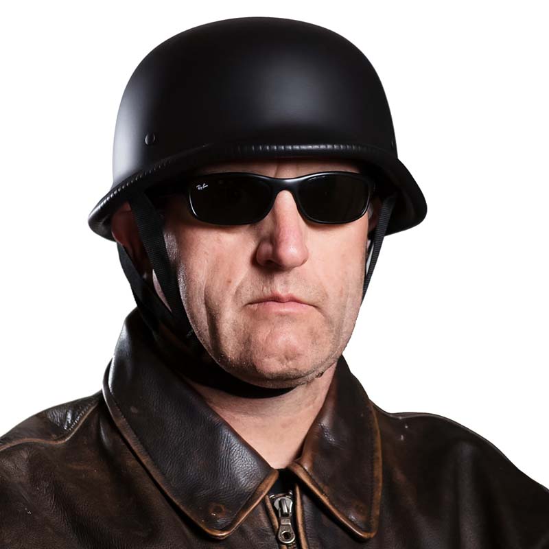 Retro Half-Face Motorcycle Helmet