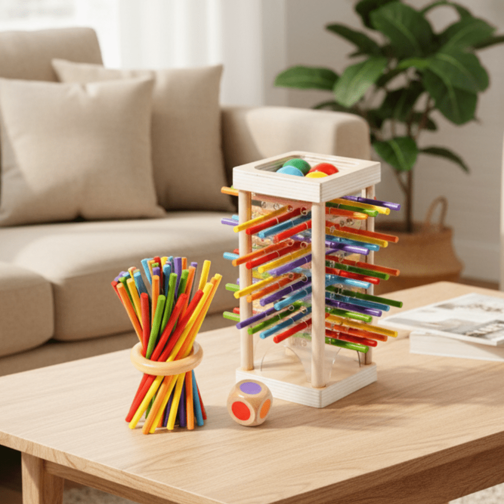 Counting Sticks Set for Cognitive Development and Coordination