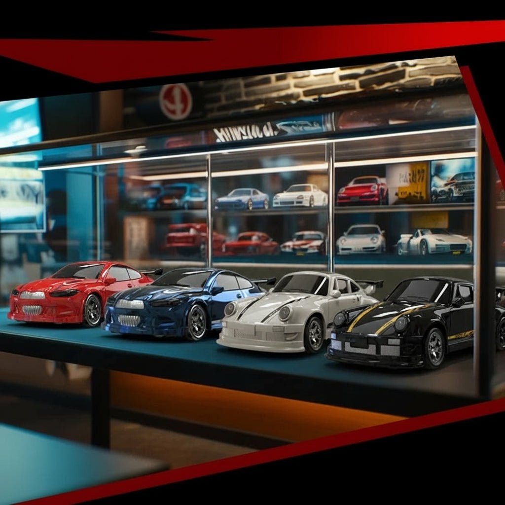 Compact 1:64 Scale Remote-Controlled Drift Car for Effortless Gliding