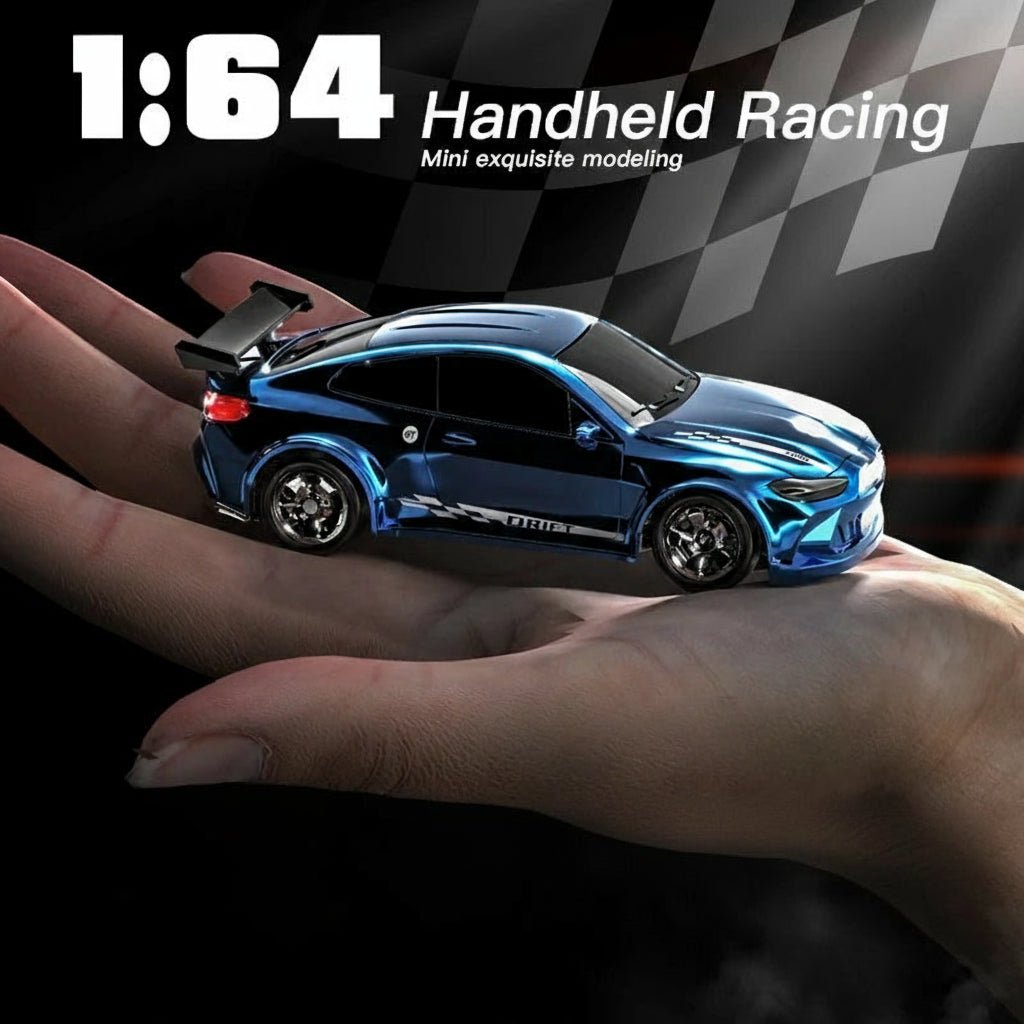 Compact 1:64 Scale Remote-Controlled Drift Car for Effortless Gliding