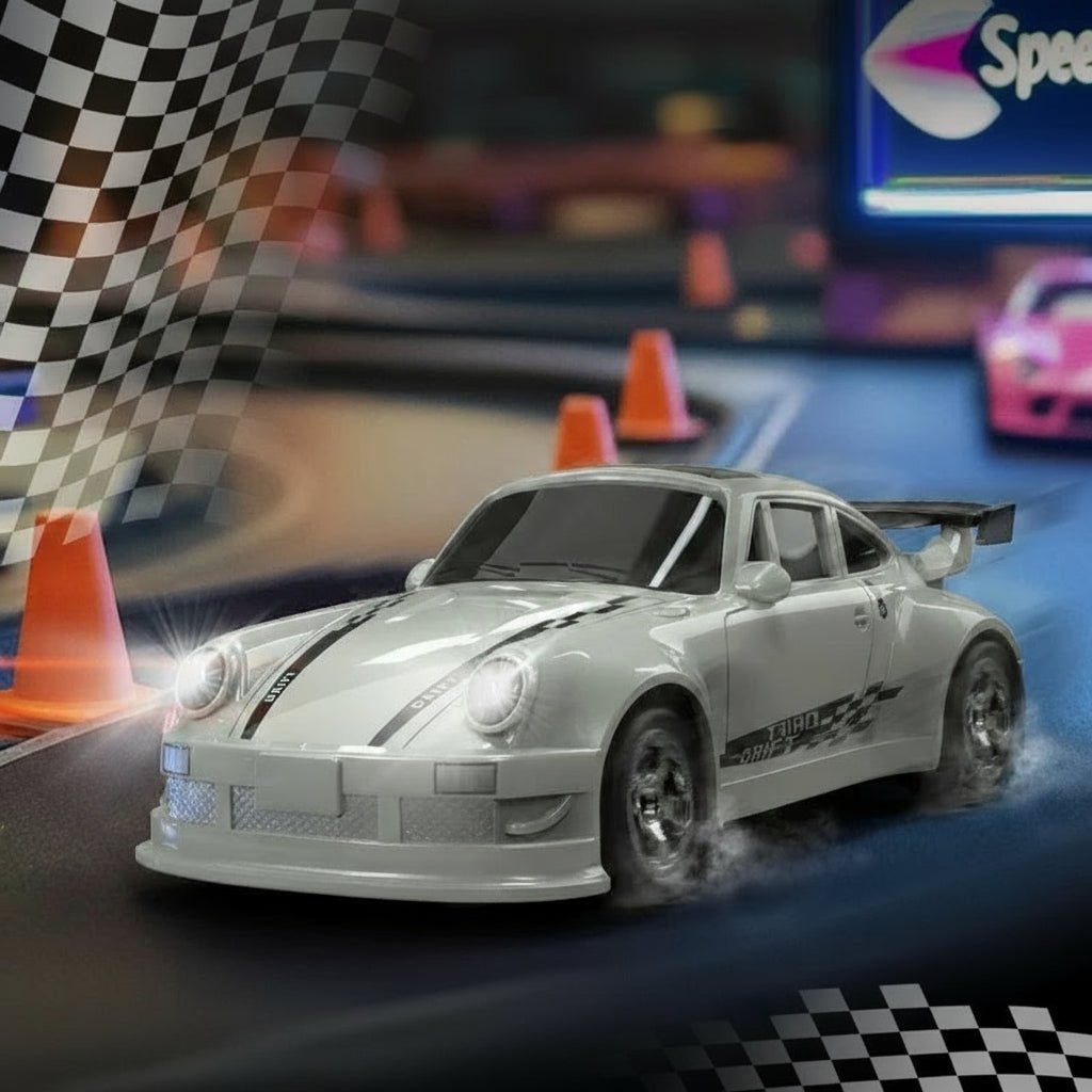 Compact 1:64 Scale Remote-Controlled Drift Car for Effortless Gliding