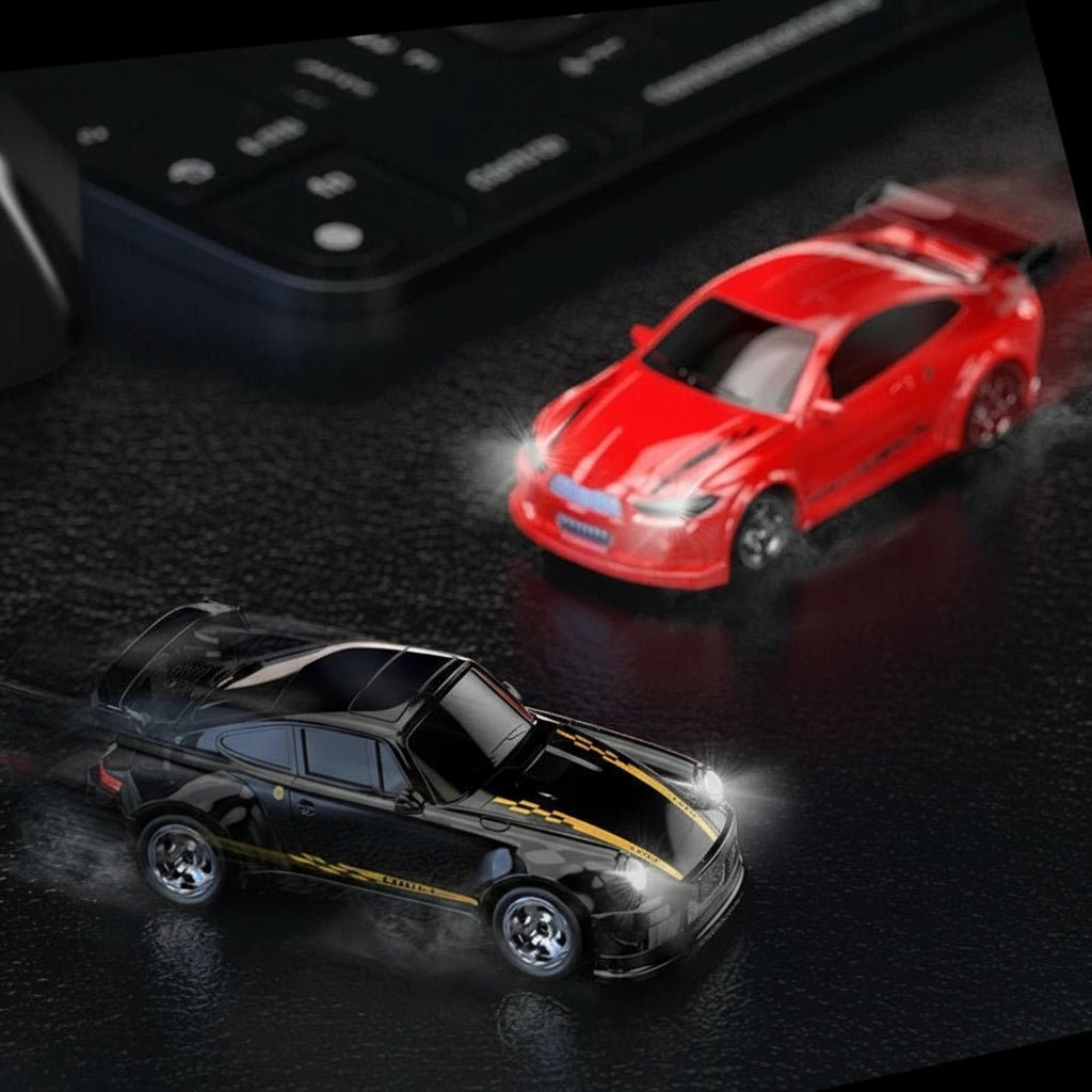 Compact 1:64 Scale Remote-Controlled Drift Car for Effortless Gliding