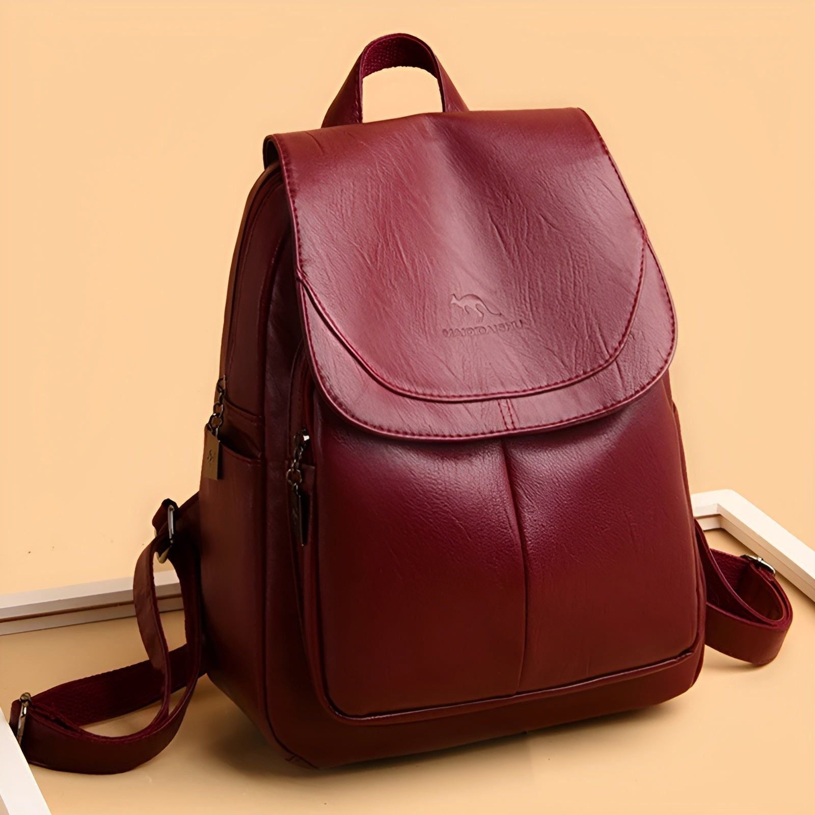 Stylish and Functional Women's Leather Backpack | Perfect for Daily Use and Office