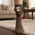 Comfortable House Socks Featuring Cute 3D Animal Design and Non-Slip Sole for Safety