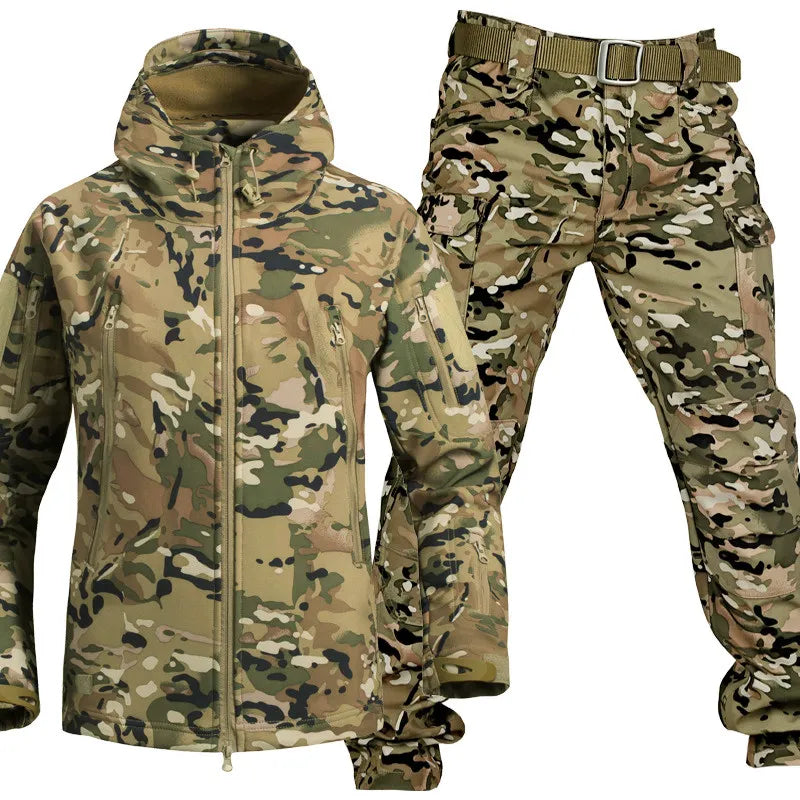 Men's Softshell Winter Jacket and Pants | Waterproof