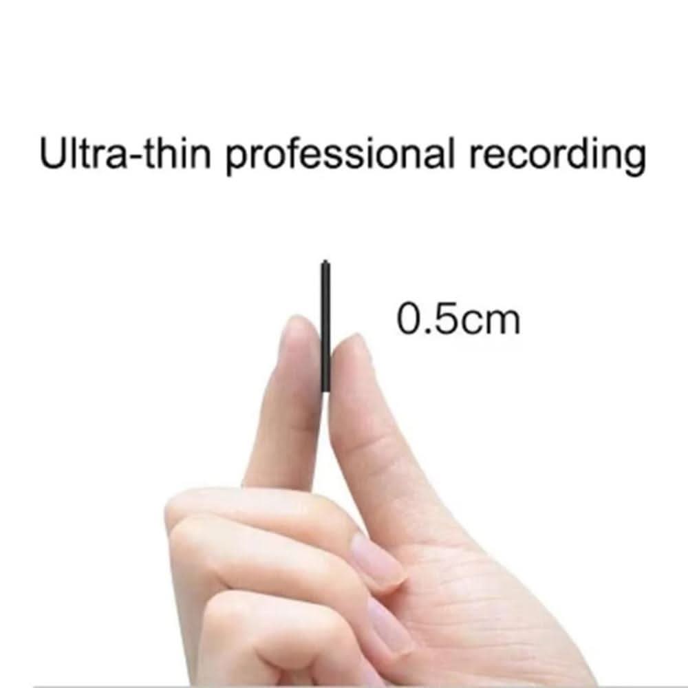 Compact Ultra-Light Voice Recorder with Voice Activation and 32 GB Storage