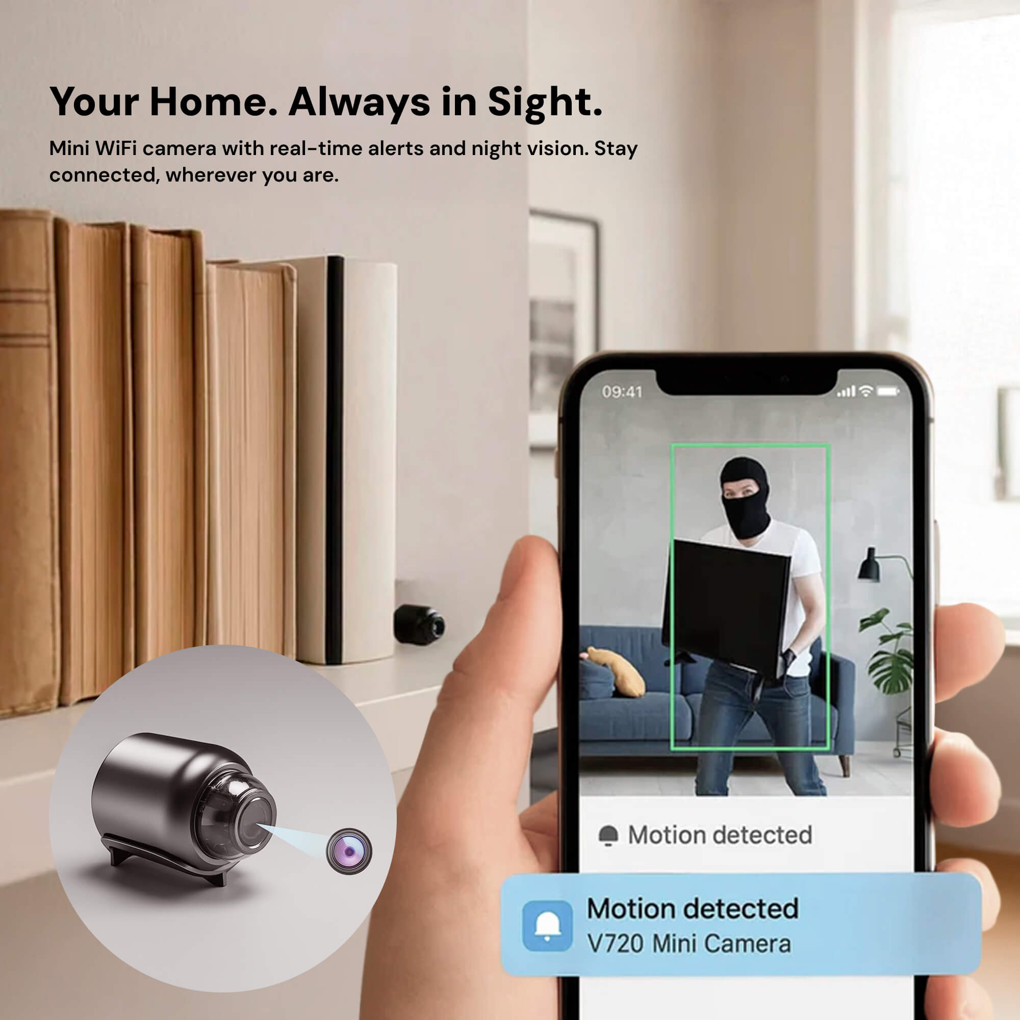Wireless Baby Monitor Camera with Audio