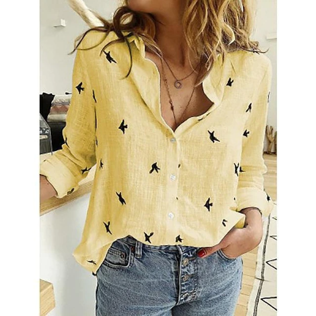 Women's Elegant Button Blouse | Long Sleeve