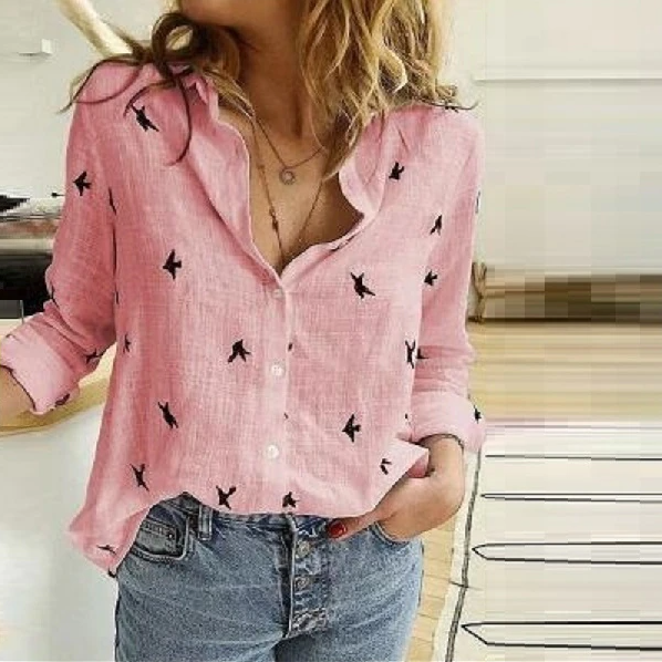 Women's Elegant Button Blouse | Long Sleeve