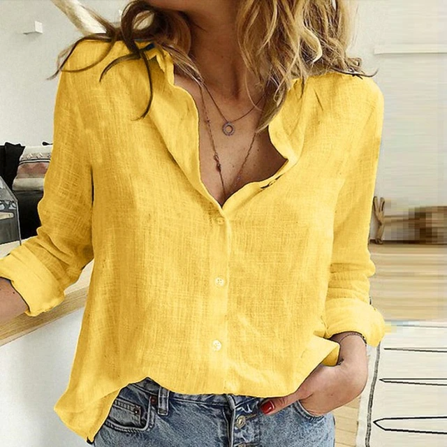Women's Elegant Button Blouse | Long Sleeve