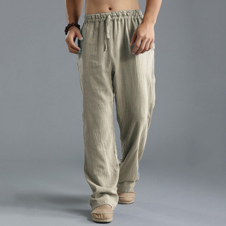 Men's Comfortable Linen Pants | Long