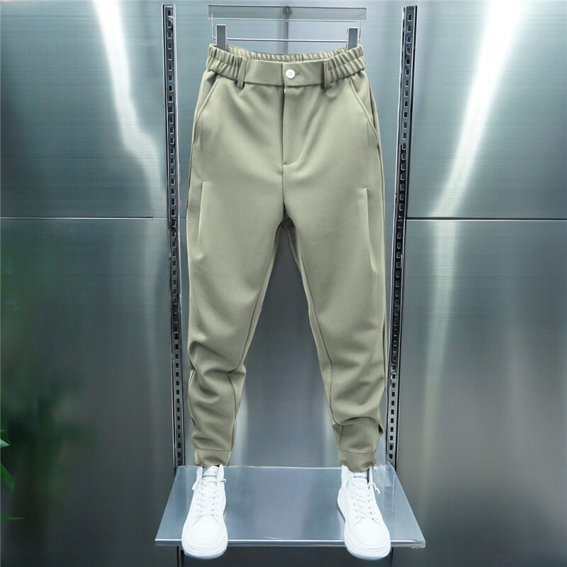 Men's Casual Harem Pants | with Elastic Waistband and Adjustable Cuffs