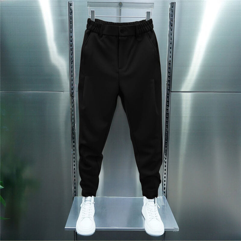Men's Casual Harem Pants | with Elastic Waistband and Adjustable Cuffs
