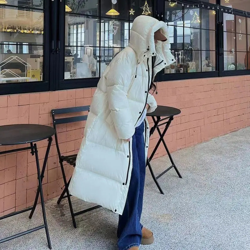 Ladies Long Winter Jacket | Comfortable and Warm