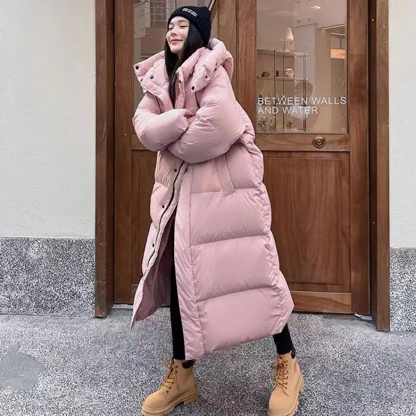 Ladies Long Winter Jacket | Comfortable and Warm