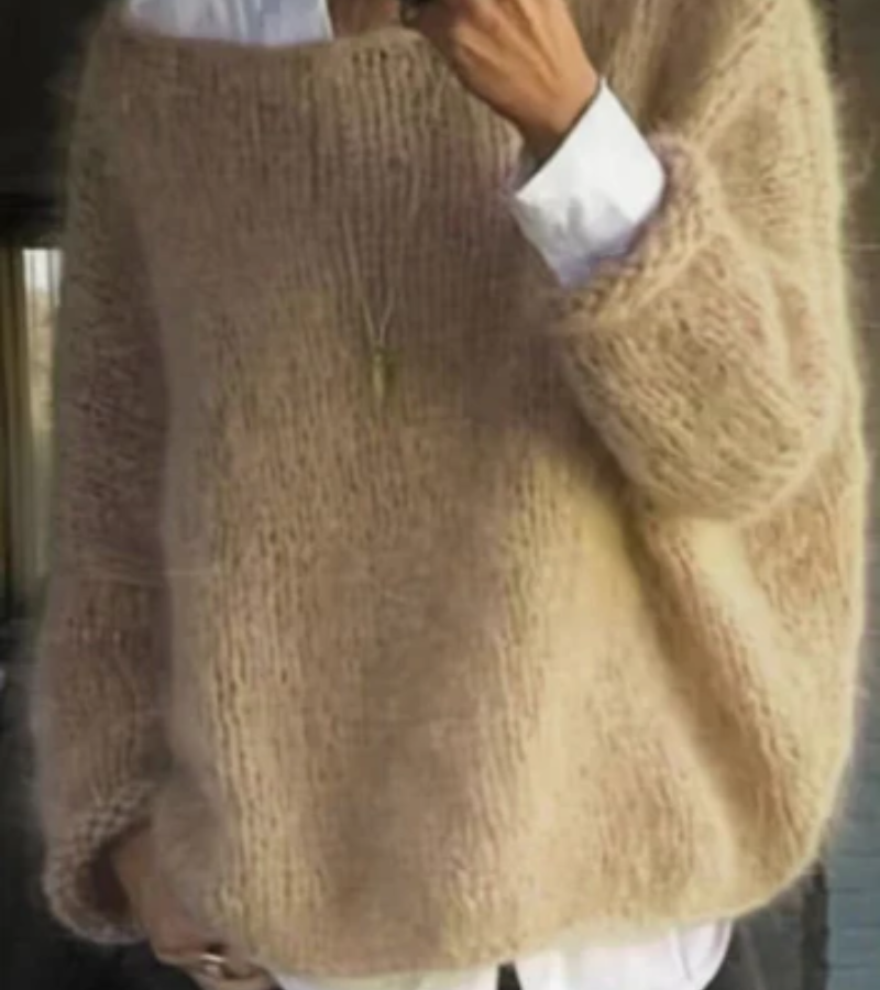 Women's Oversized Knit Sweater | Long